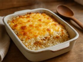 Empadão de Arroz com Sobras de Frango Assado