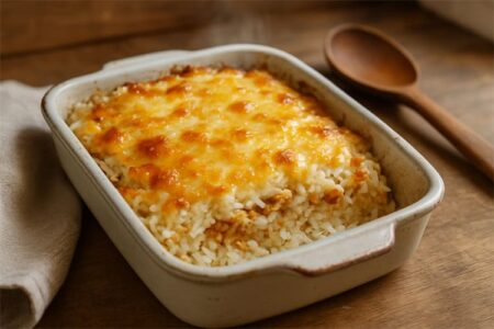 Empadão de Arroz com Sobras de Frango Assado