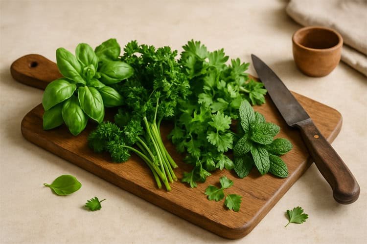 Receitas com Ervas Frescas