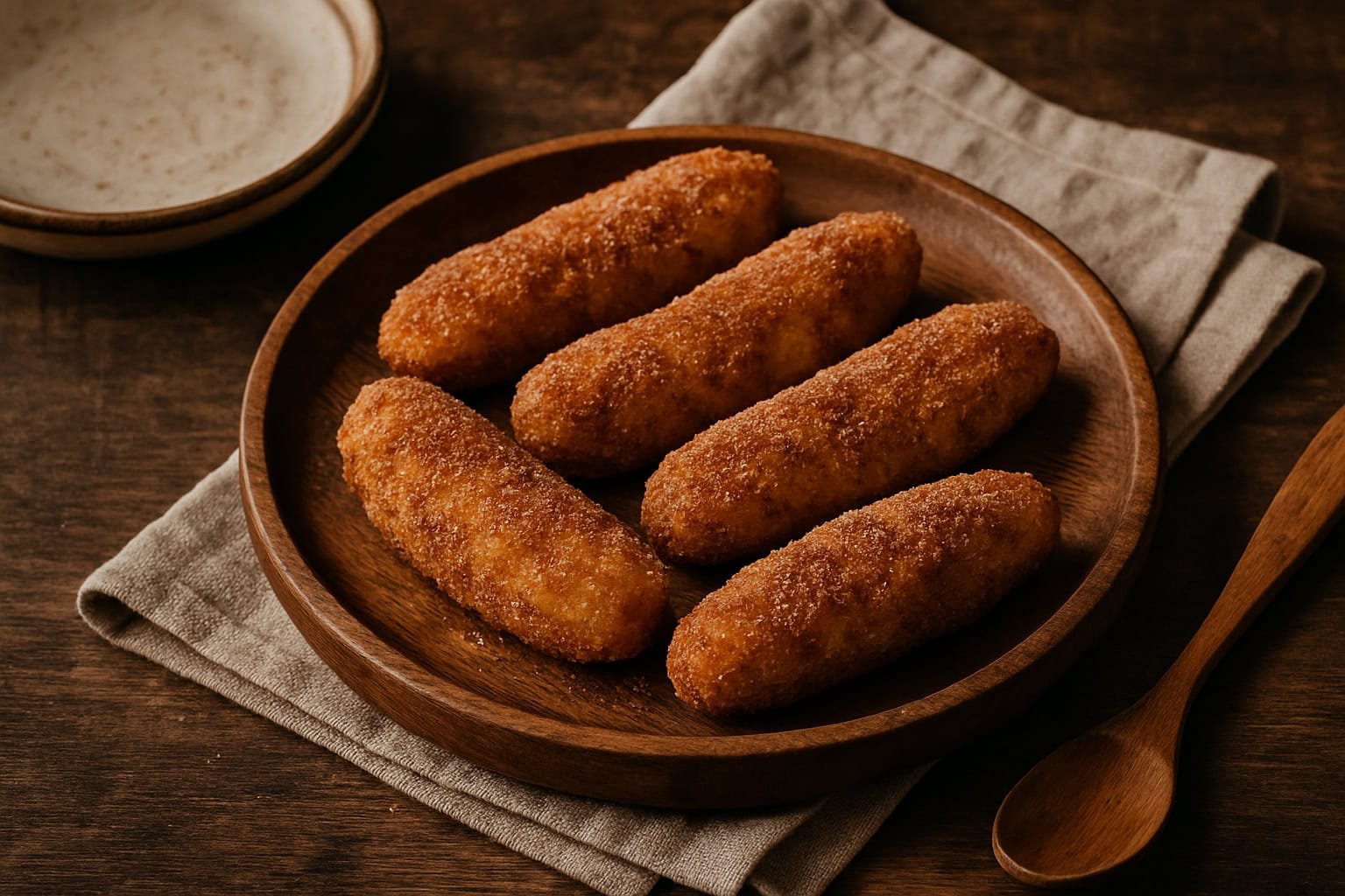 Banana Crocante com Canela na Airfryer