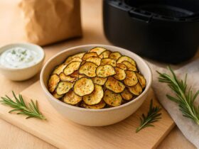 Chips de Courgette na Airfryer