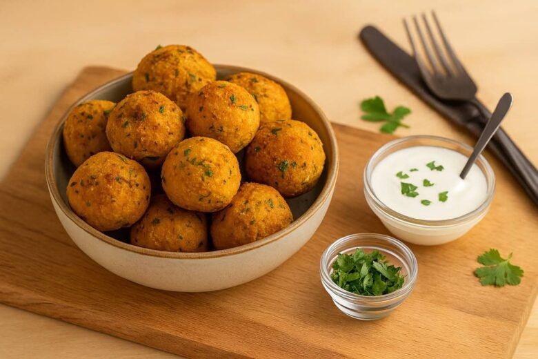 croquetes de grão de bico