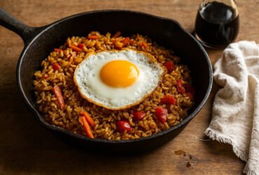 arroz salteado estilo asiatico