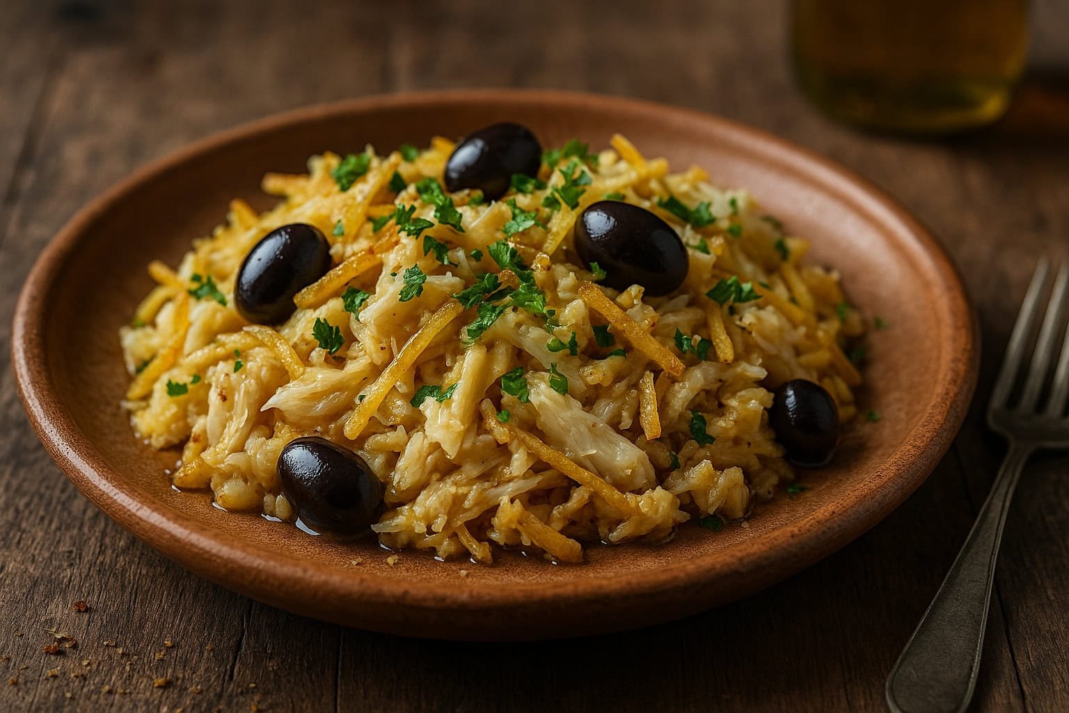 Bacalhau à Brás na Airfryer (versão prática)