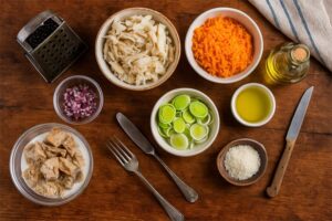 ingredientes Bacalhau Espiritual no Forno