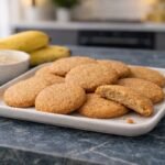 Bolachas de Aveia e Banana na Airfryer, apenas 2 Ingredientes