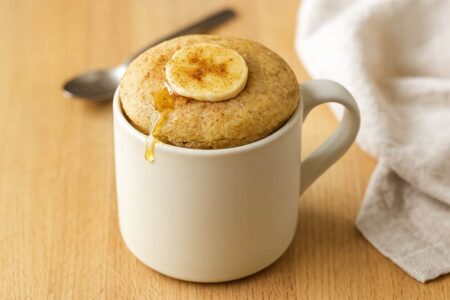 Bolo de Caneca de Banana Fofinho, Rápido