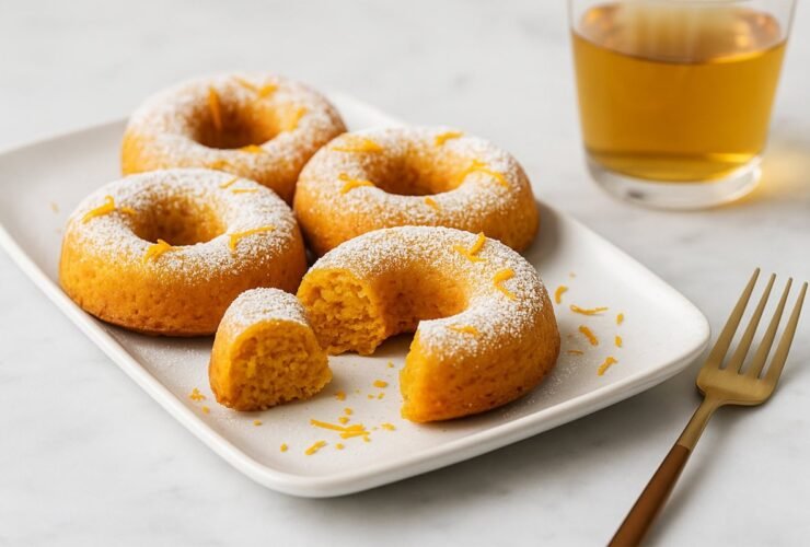 Donuts de Cenoura e Laranja na Airfryer