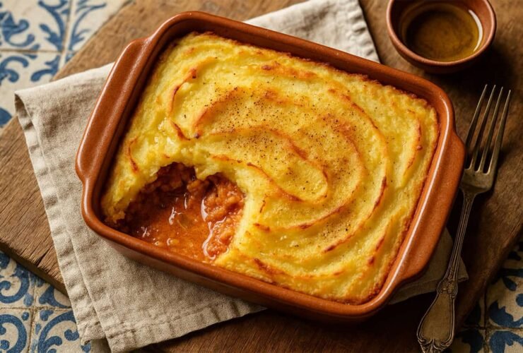 Empadão de Atum com Puré Cremoso