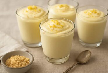 Mousse de limão com 3 ingredientes