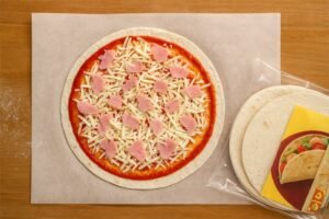 pizza airfryer ingredientes