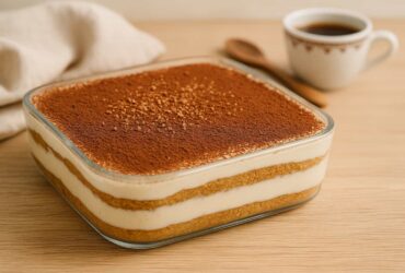 Tarte de Bolacha com Café e Natas
