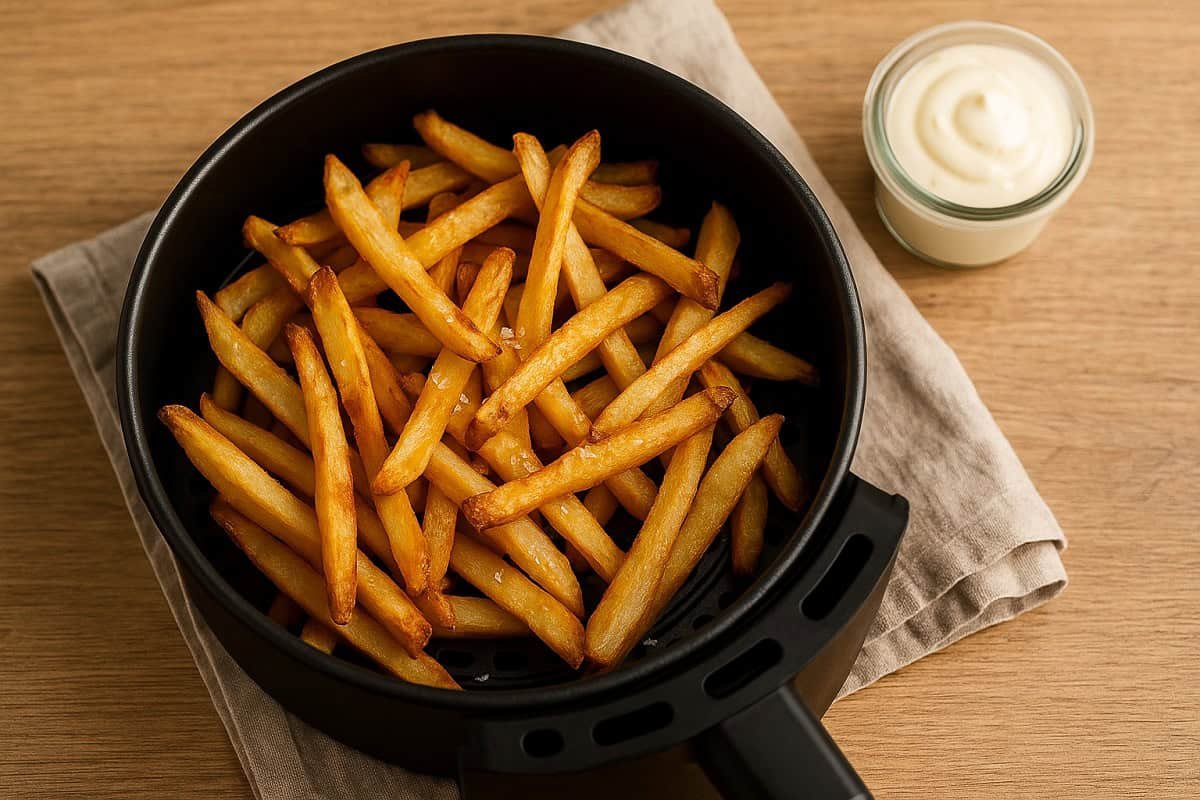 Batatas Fritas Crocantes na Airfryer