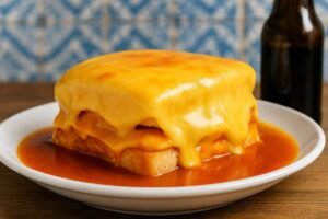 Francesinha de Frango com Molho Picante