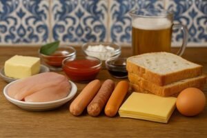 ingredientes Francesinha de Frango com Molho Picante