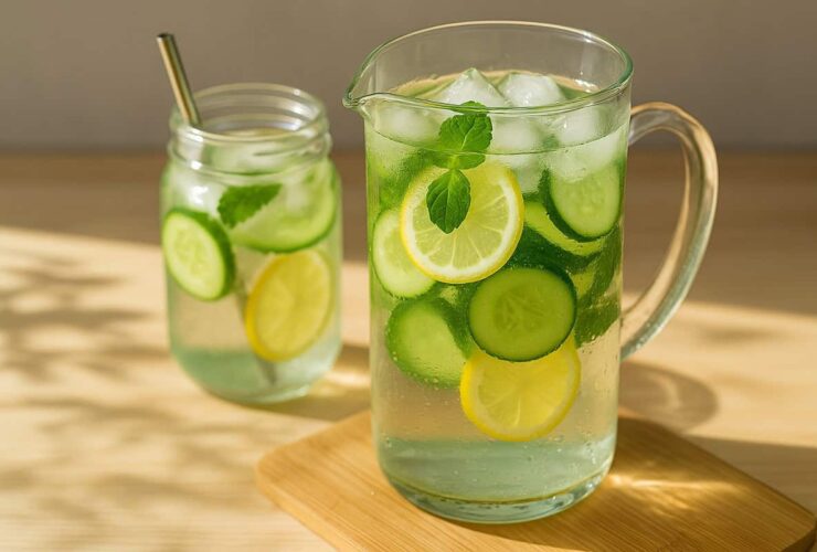 Água de Pepino, Hortelã e Limão