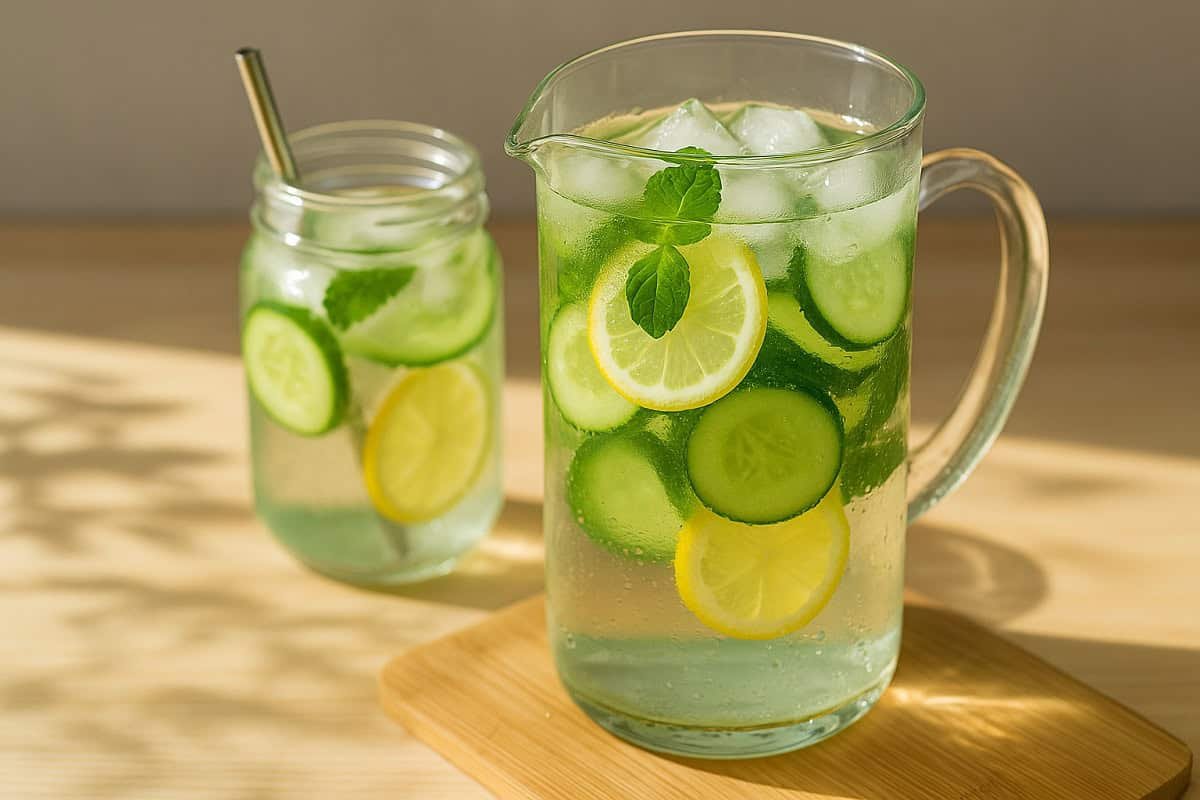 Água de Pepino, Hortelã e Limão