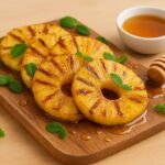 Abacaxi Grelhado com Canela e Mel na Airfryer