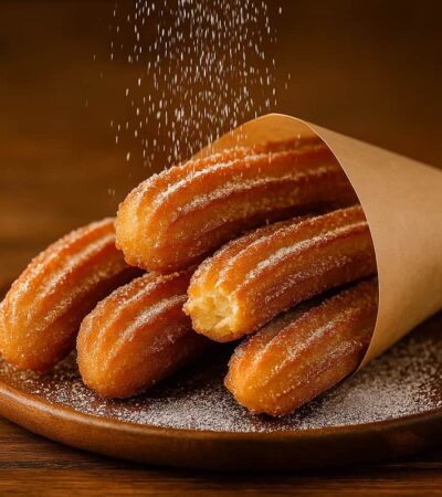 Churros Caseiros com açucar