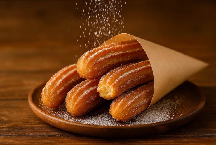 Churros Caseiros com açucar
