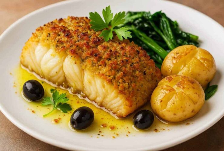 Bacalhau com Broa na Airfryer