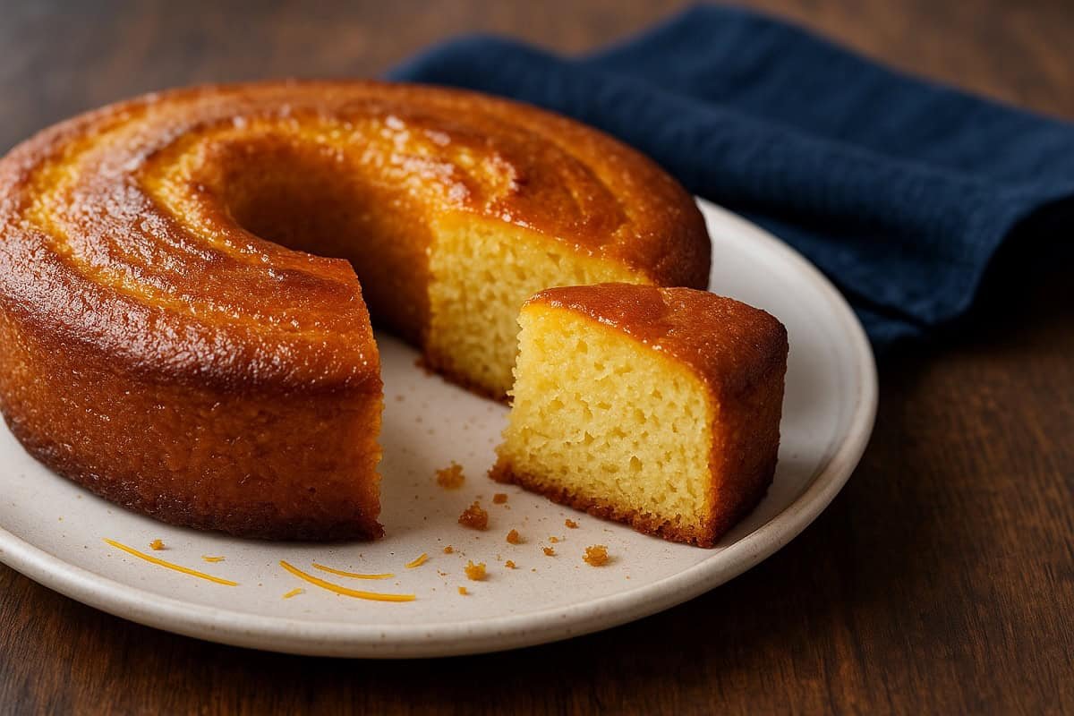 Bolo de Laranja Húmido (fácil e fofo)