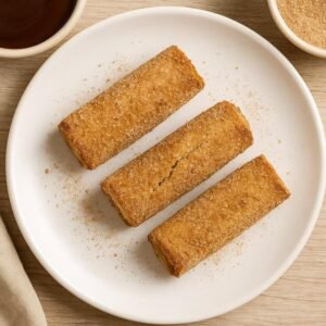Churros Falsos na Airfryer vista cima