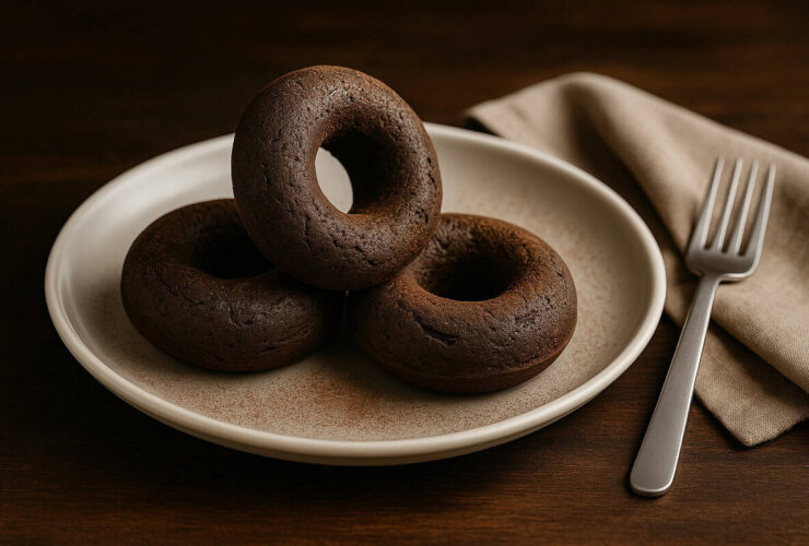 Donuts de Banana e Cacau na Airfryer
