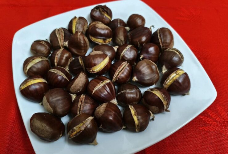 como assar castanhas na airfryer