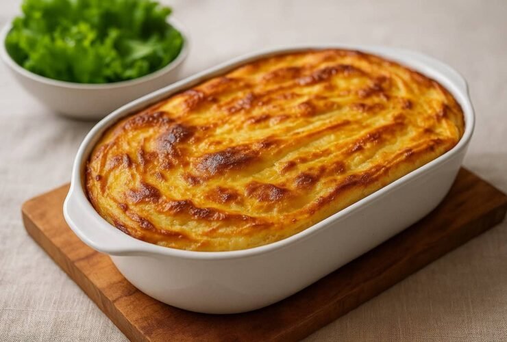 Empadão de Frango Desfiado Cremoso