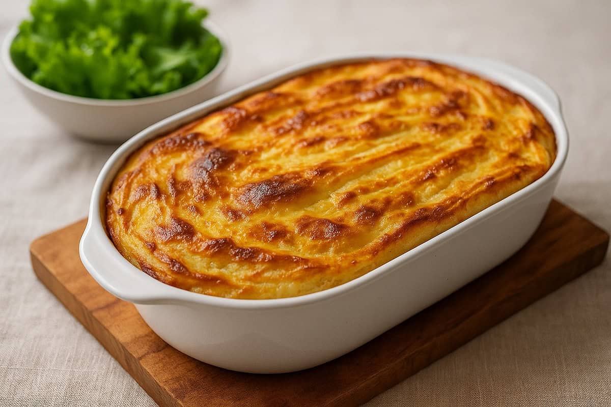 Empadão de Frango Desfiado Cremoso