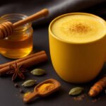 Golden milk, leite dourado reconfortante com cúrcuma