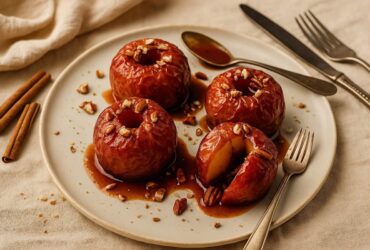 Maçã Assada na Air Fryer