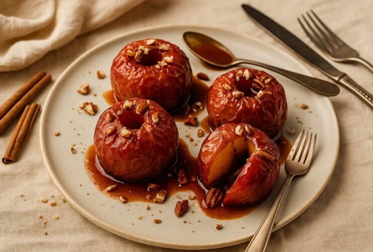Maçã Assada na Air Fryer