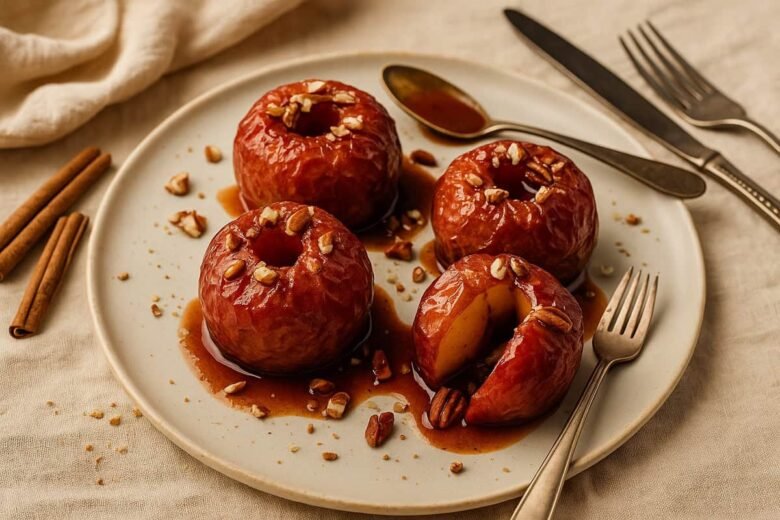 Maçã Assada na Air Fryer