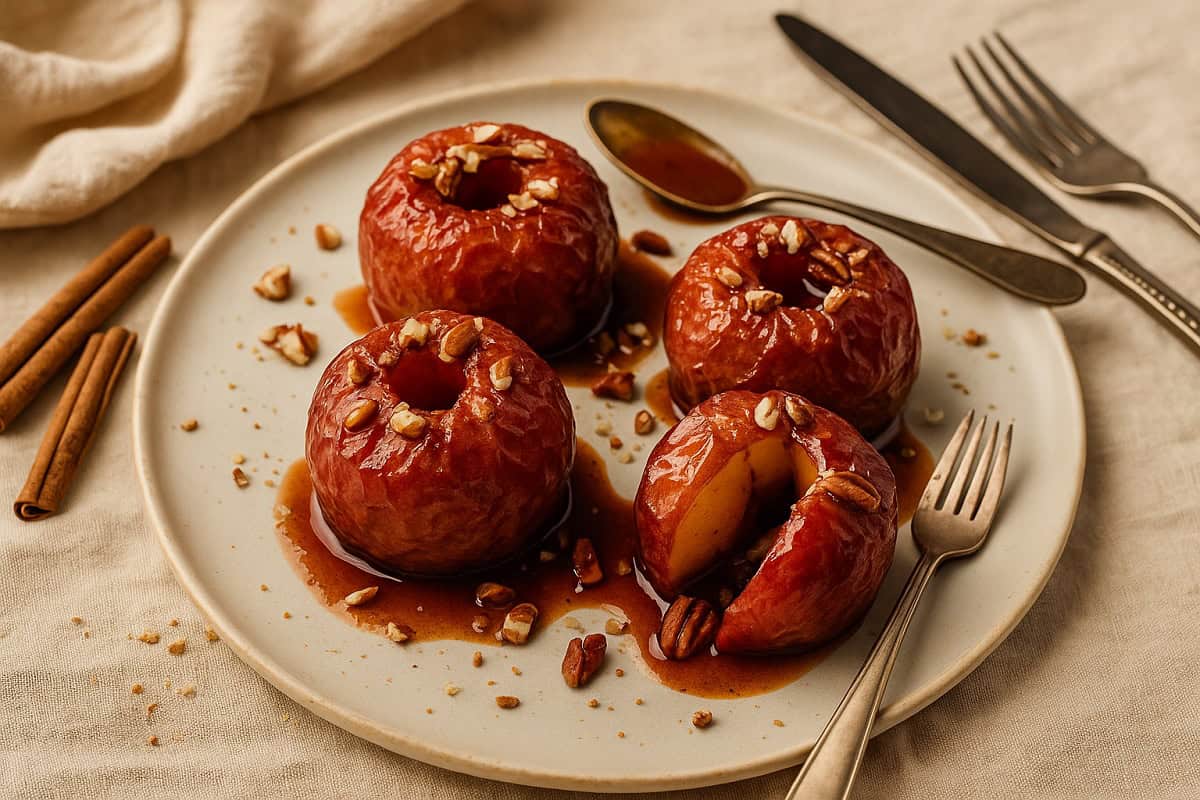 Maçã Assada na Air Fryer