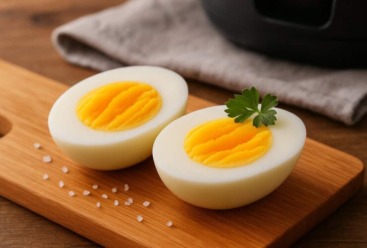 Ovos cozidos na airfryer, guia completo de tempos e truques