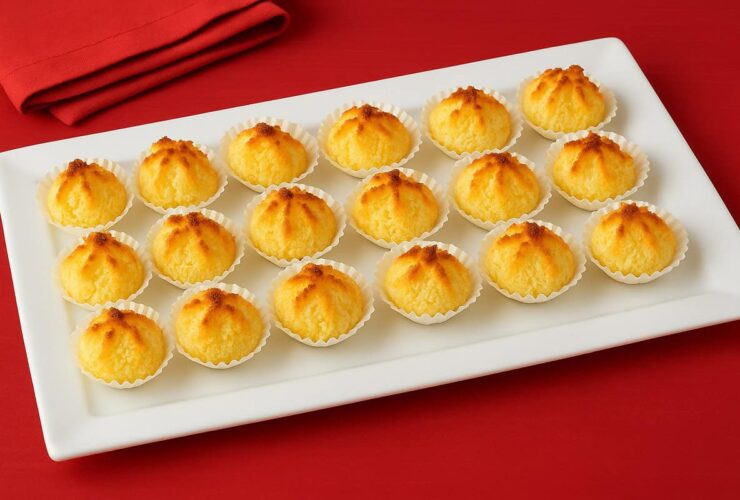 Coquinhos de coco tradicionais