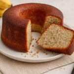 Bolo de banana fofinho e húmido