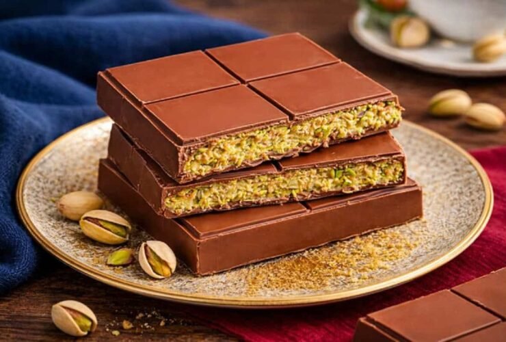 Chocolate do Dubai com Pistácio e Massa Kataifi Crocante
