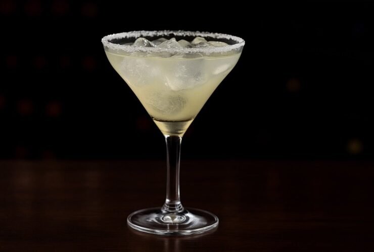 Margarita clássica na pedra