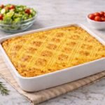 Empadão de Carne com Puré de Batata