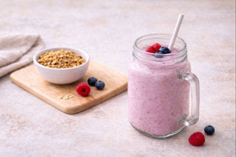 Smoothie de Frutos Vermelhos com Iogurte Grego