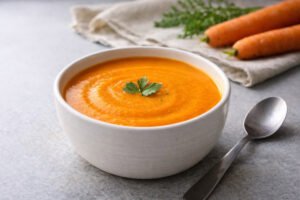 Creme de Cenoura Simples, doce natural e muito aveludado