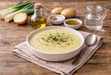 Sopa de Alho-Francês e Batata, Cremosa e Económica