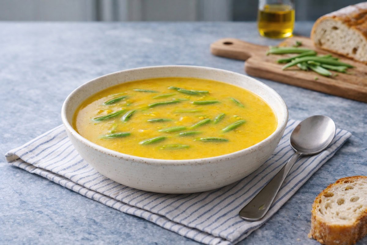 Sopa de Feijão Verde simples