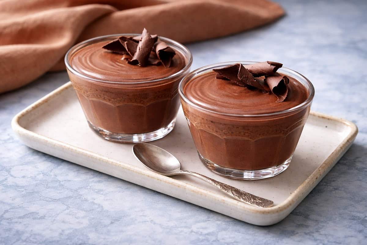Mousse de Chocolate Tradicional com Ovos e Manteiga