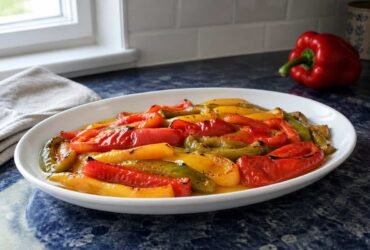 Pimentos assados no forno