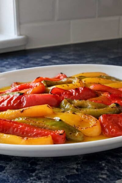 Pimentos assados no forno