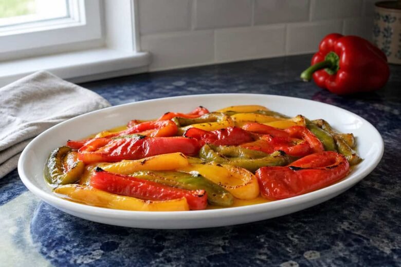 Pimentos assados no forno